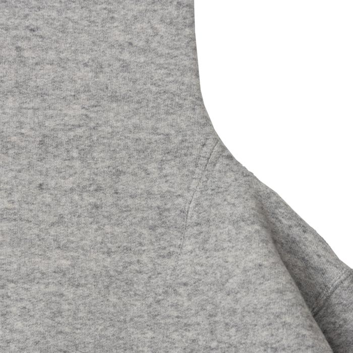 フルカウント FLO-009 FLO Off Turtleneck Sweatshirts H.グレー メンズ オフタートル スウェット プルオーバー ルーズシルエット リヨセル コットン サスティナブル