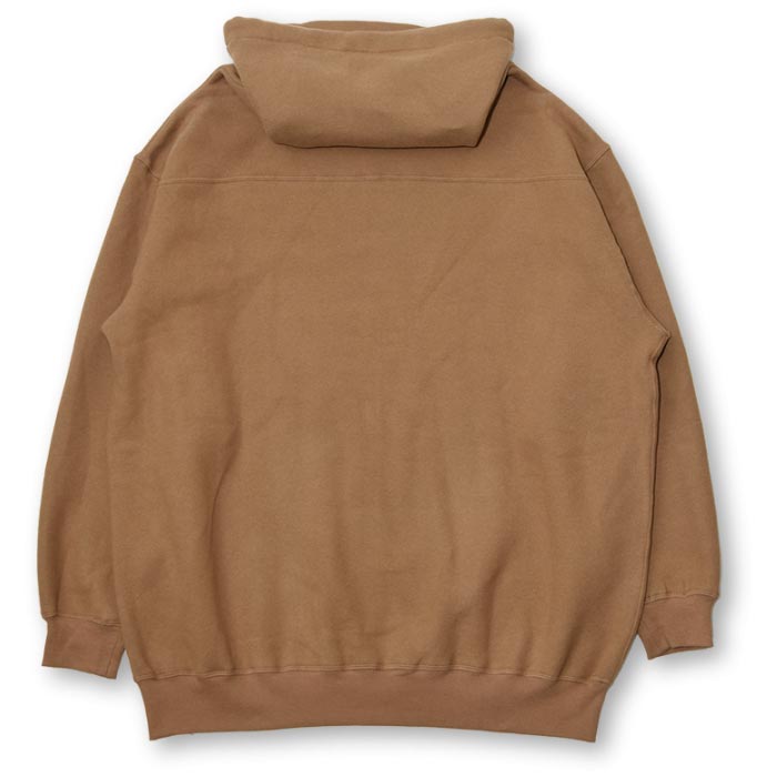 フルカウント FLO-009 FLO Off Turtleneck Sweatshirts キャメル メンズ オフタートル スウェット プルオーバー ルーズシルエット リヨセル コットン サスティナブル
