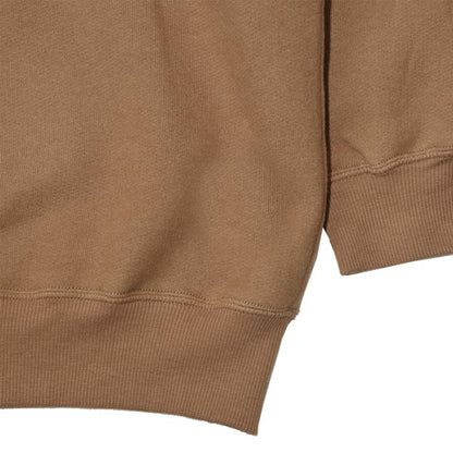 フルカウント FLO-009 FLO Off Turtleneck Sweatshirts キャメル メンズ オフタートル スウェット プルオーバー ルーズシルエット リヨセル コットン サスティナブル