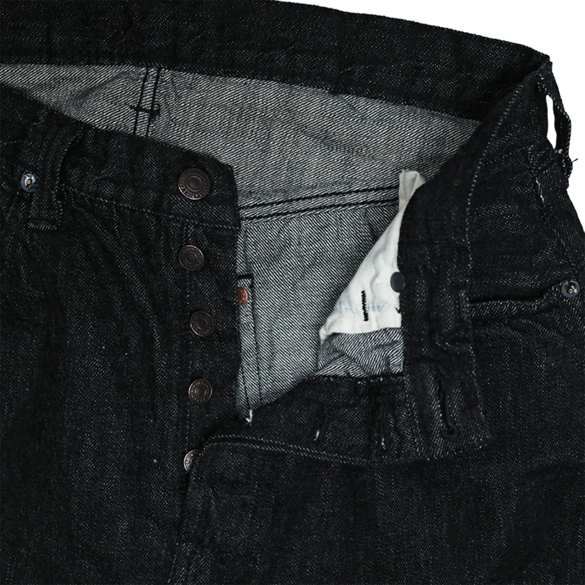 FULLCOUNT(フルカウント) 0105BKSS Wide Black Selvedge Denim(Super Smooth)