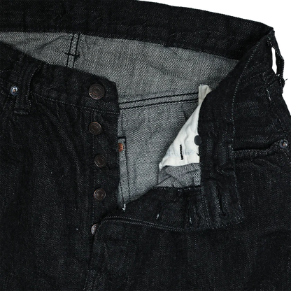 FULLCOUNT(フルカウント) 0105BKSS Wide Black Selvedge Denim(Super
