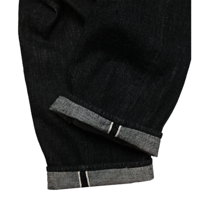 FULLCOUNT(フルカウント) 1101BKSS Straight Black Selvedge Denim(Super Smooth)