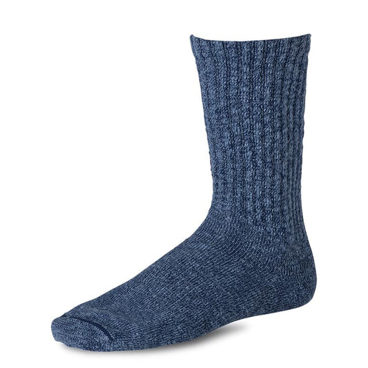 レッドウィング SOCKS STYLE NO.97650(旧NO.97370) Over-dyed Tonal Cotton Ragg Crew / Blue オーバーダイドトーナル コットンラグクルー / ブルー メンズ オリジナル ブーツ 靴下 メリヤス編み
