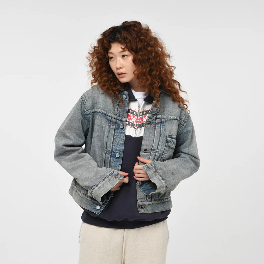 BLANKET LINED DENIM JK AGING