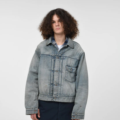 BLANKET LINED DENIM JK AGING
