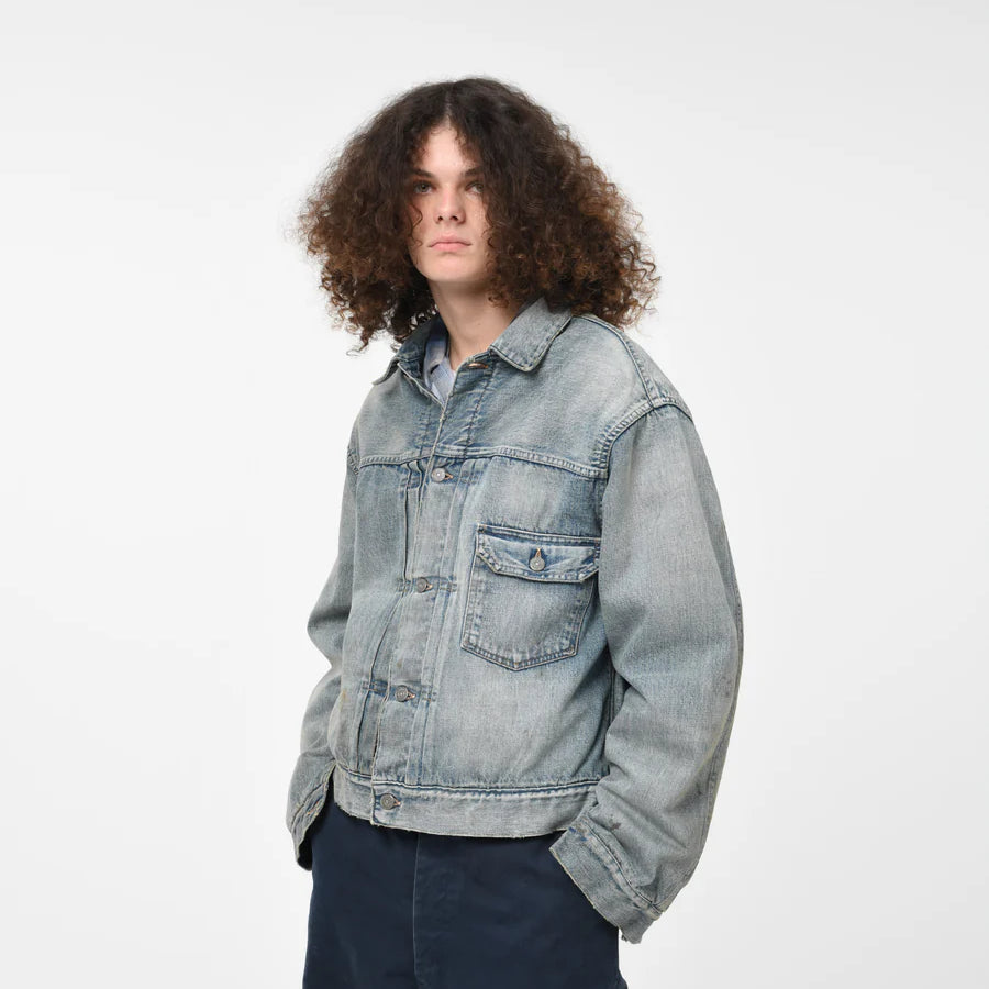 BLANKET LINED DENIM JK AGING