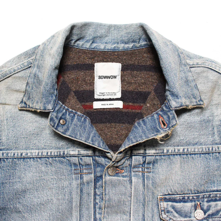 BLANKET LINED DENIM JK AGING