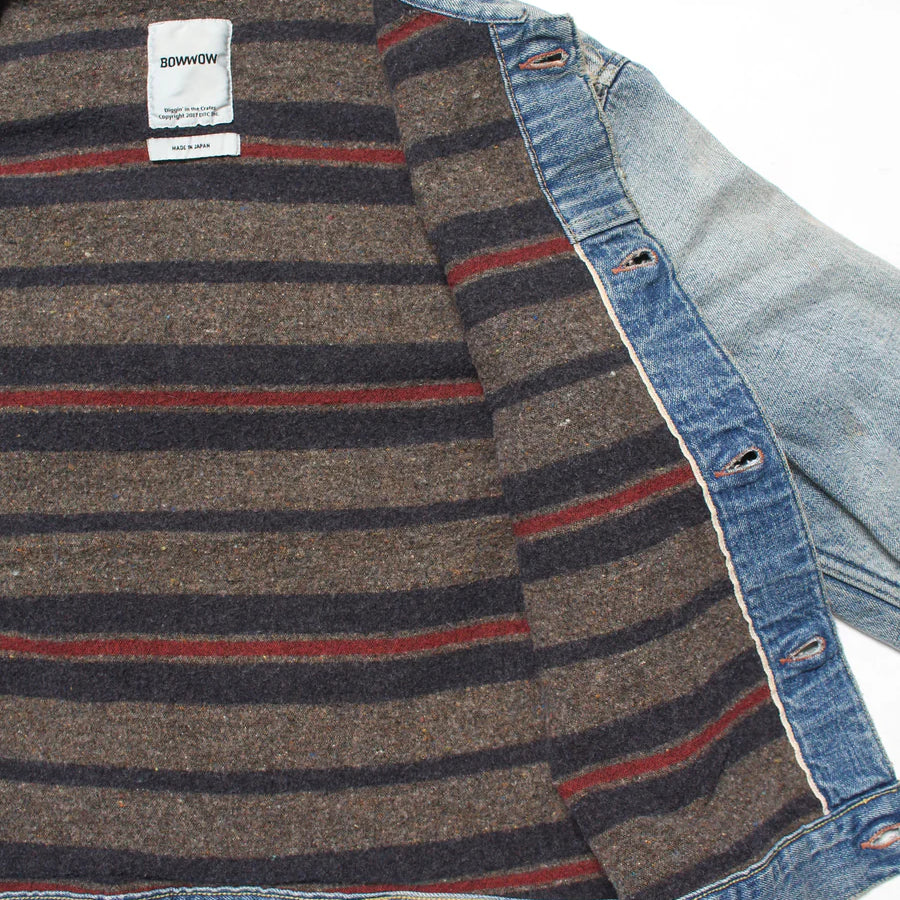 BLANKET LINED DENIM JK AGING