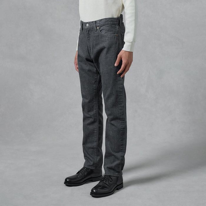 桃太郎ジーンズ MXJE1100 14oz SELVEDGE GRAY DENIM NARROW TAPERED メンズ デニム ジーンズ ナローテーパード 細めのストレート セルヴィッチデニム
