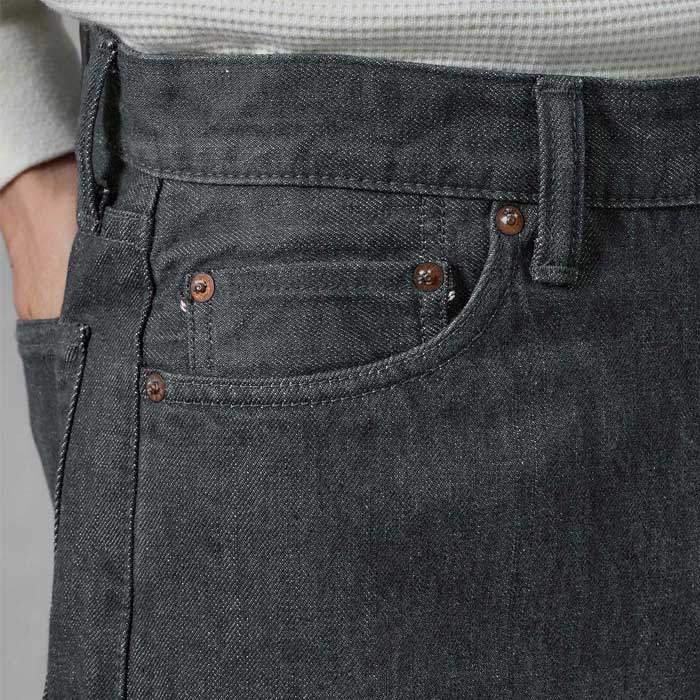 桃太郎ジーンズ MXJE1100 14oz SELVEDGE GRAY DENIM NARROW TAPERED メンズ デニム ジーンズ ナローテーパード 細めのストレート セルヴィッチデニム