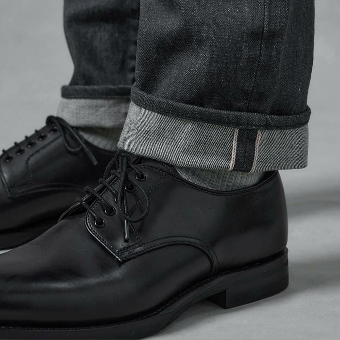 桃太郎ジーンズ MXJE1100 14oz SELVEDGE GRAY DENIM NARROW TAPERED メンズ デニム ジーンズ ナローテーパード 細めのストレート セルヴィッチデニム