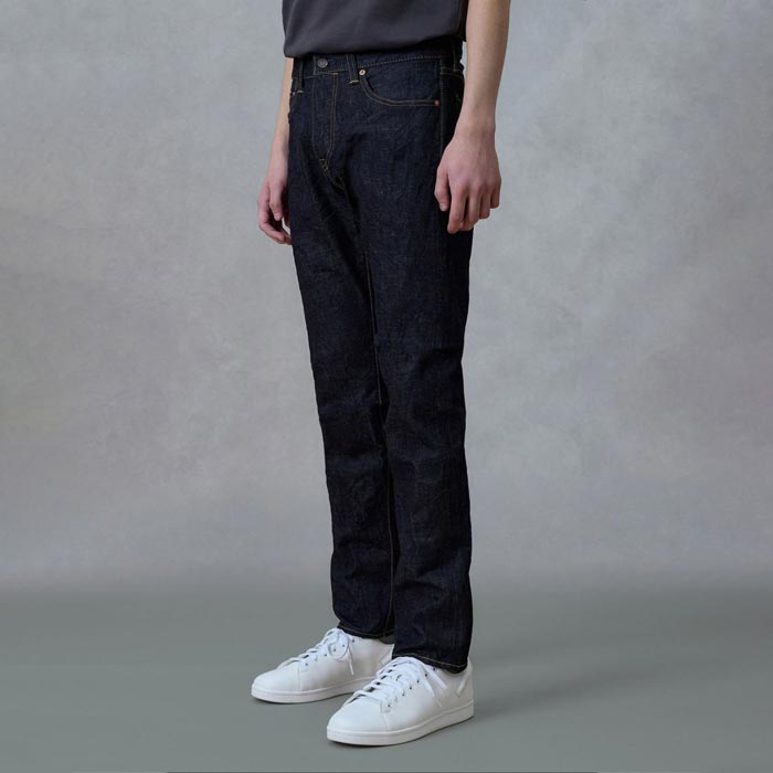 桃太郎ジーンズ G015-MZ 銅丹特濃ナローテーパード ジッパーフライ メンズ デニム ジーンズ テーパード 細めのストレート セルヴィッチデニム 14.7oz
