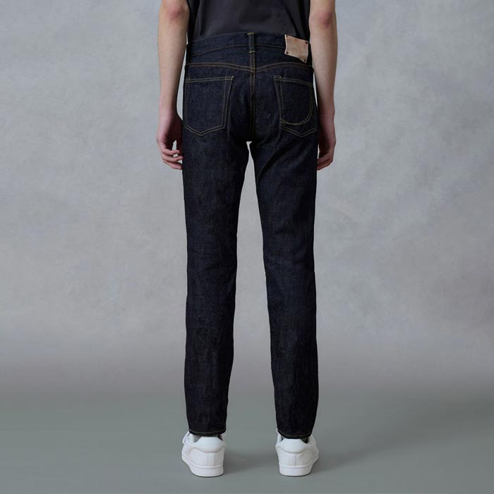 桃太郎ジーンズ G015-MZ 銅丹特濃ナローテーパード ジッパーフライ メンズ デニム ジーンズ テーパード 細めのストレート セルヴィッチデニム 14.7oz