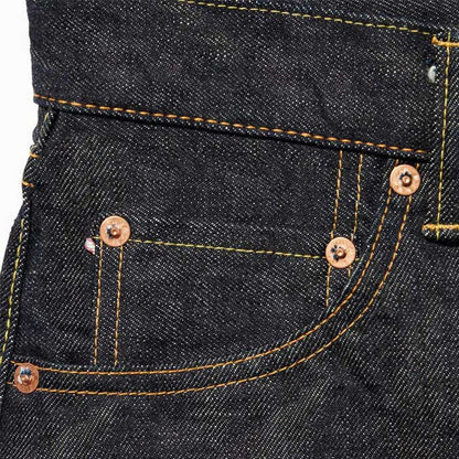 桃太郎ジーンズ G015-MZ 銅丹特濃ナローテーパード ジッパーフライ メンズ デニム ジーンズ テーパード 細めのストレート セルヴィッチデニム 14.7oz