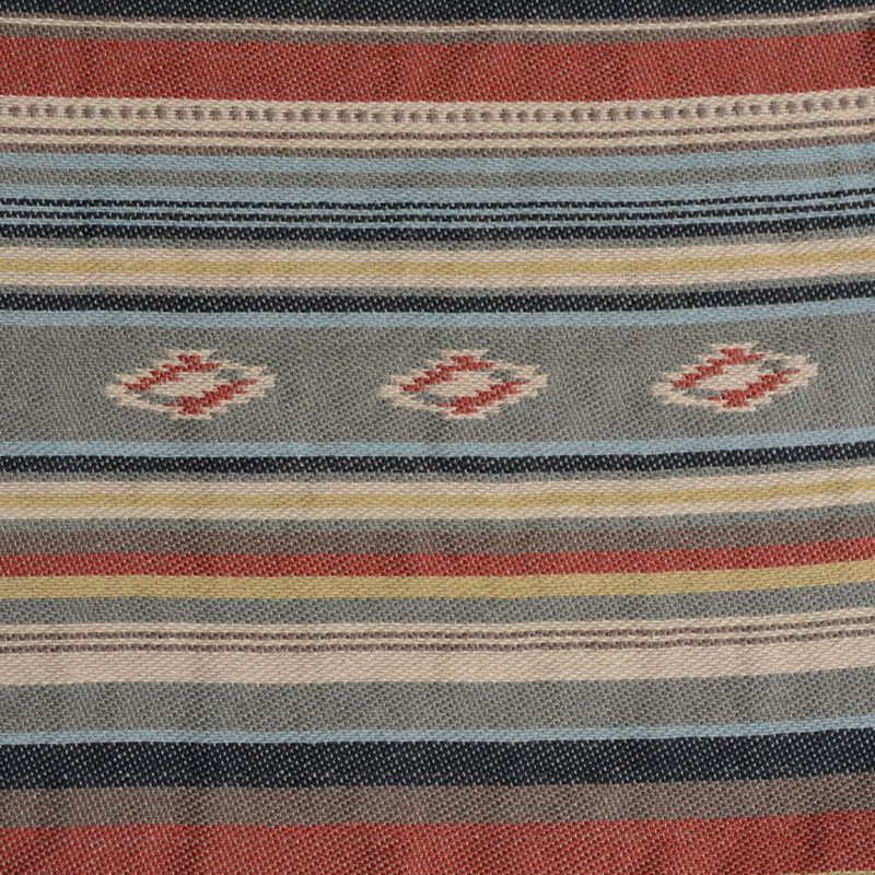 DELUXE WARE 7649C[40S NATIVE BORDER]:ORG.BORDER RED.BORDER