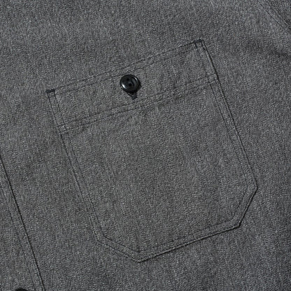 バズリクソンズ Lot No. BR26082 / COTTON COVERT WORK SHIRTS BLACK シャンブレー調 ワークシャツ ブラック メンズ
