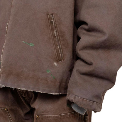 カミヤ G13BL024 BORO Duck Blouson ボロダックブルゾン グレー メンズ アウター ジャケット ボア フード