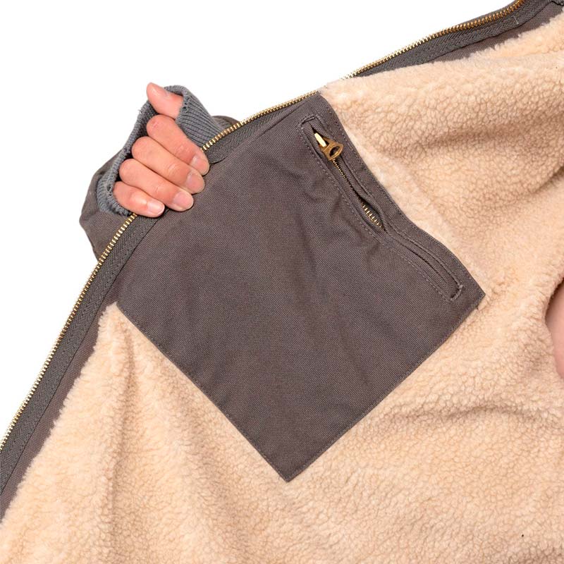 カミヤ G13BL024 BORO Duck Blouson ボロダックブルゾン グレー メンズ アウター ジャケット ボア フード