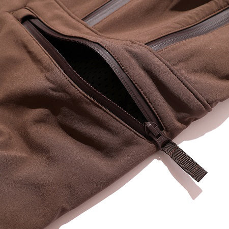 Arches Functional Parka-Double face soft shell- Slate :RED