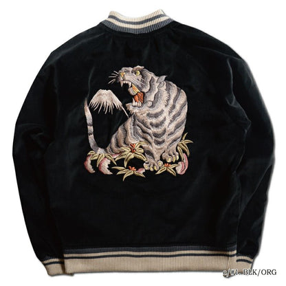 DSJ-001[50s SOUVENIA JACKET]:BLK/ORG GRN/BLK