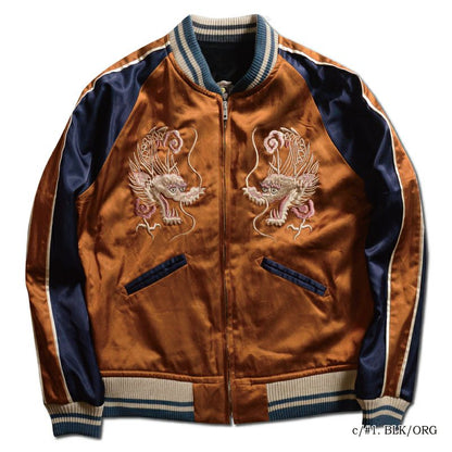 DSJ-001[50s SOUVENIA JACKET]:BLK/ORG GRN/BLK
