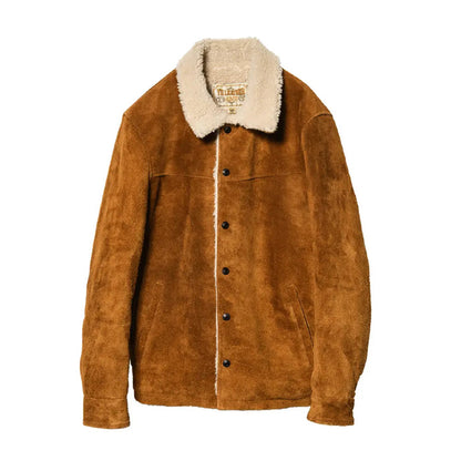 ワイツーレザー WJ-02 STEER SUEDE RANCH COAT ランチコート キャメル メンズ