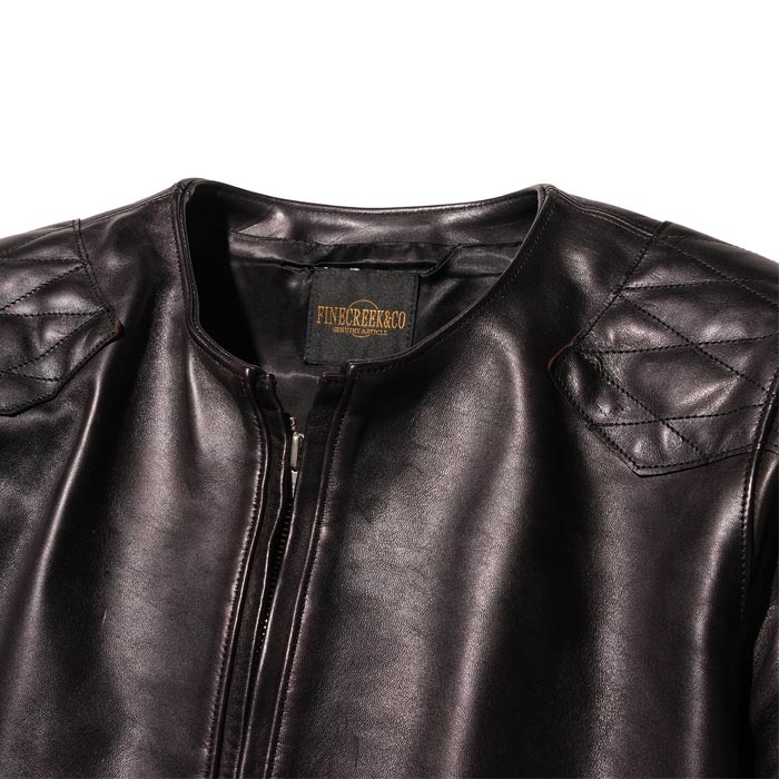 FINECREEK&Co. ﾌｧｲﾝｸﾘｰｸｱﾝﾄﾞｺｰ ACJK043 Bad バッド ブラック レザージャケット