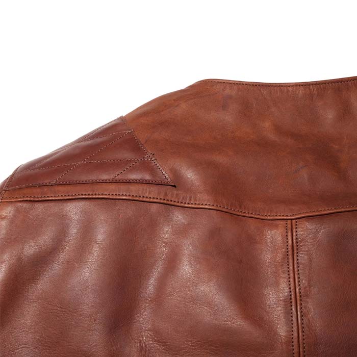 FINECREEK&Co. ﾌｧｲﾝｸﾘｰｸｱﾝﾄﾞｺｰ ACJK043 Bad バッド ブラウン レザージャケット