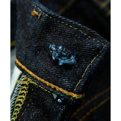 フラットヘッド FN-D111 WIDE STRAIGHT ワイドストレート ジー ンズ メンズ 14.5oz チェーンステッチ裾上げ無料