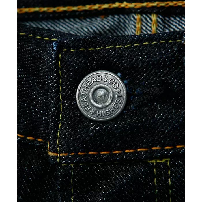 フラットヘッド FN-D111 WIDE STRAIGHT ワイドストレート ジー ンズ メンズ 14.5oz チェーンステッチ裾上げ無料
