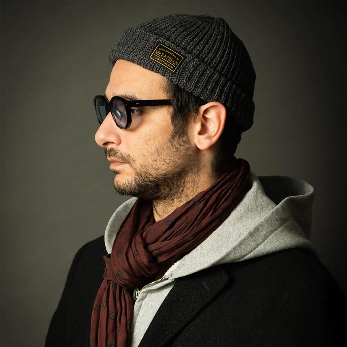 ミスターファットマン 5191010 Hue チャコールグレー メンズ ワッチキャップ 帽子 ショート丈 ニットキャップ ニットワッチ