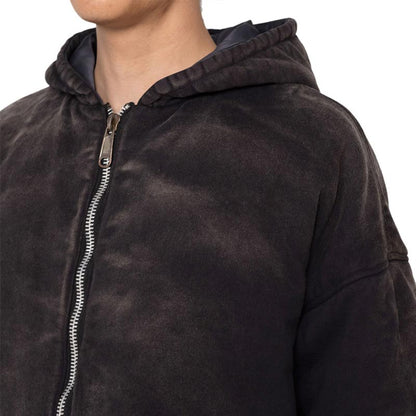 カミヤ G13HD022 Reversible Hooded Blouson ブラック リバーシブルフーデッドブルゾン ジップアップ パーカー