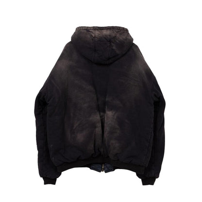 カミヤ G13HD022 Reversible Hooded Blouson ブラック リバーシブルフーデッドブルゾン ジップアップ パーカー