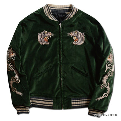 DSJ-001[50s SOUVENIA JACKET]:BLK/ORG GRN/BLK