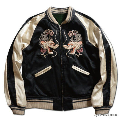 DSJ-001[50s SOUVENIA JACKET]:BLK/ORG GRN/BLK