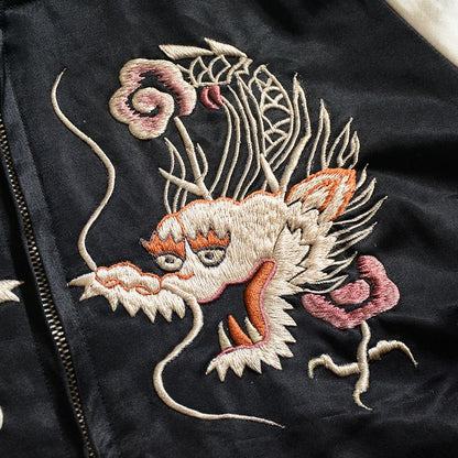 DSJ-001[50s SOUVENIA JACKET]:BLK/ORG GRN/BLK