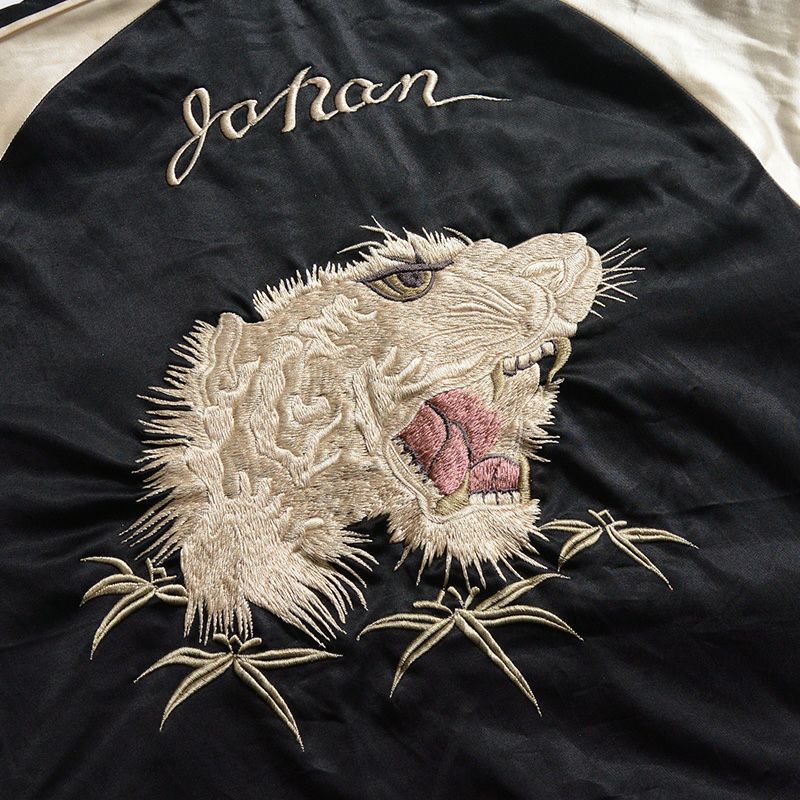DSJ-001[50s SOUVENIA JACKET]:BLK/ORG GRN/BLK