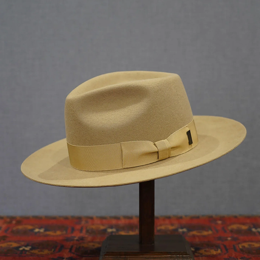 MrFATMAN [ J.J. WILLIAMS FEDORA By Mr.FATMAN ] BIRDSEYE WOOL 6253004: BLACK