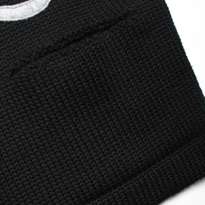 バウワウ BW2302-UWPC USMA WEST POINT CARDIGAN BLACK USMAウェストポイントパッチ カーディガン ブラック メンズ