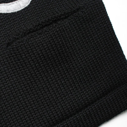バウワウ BW2302-UWPC USMA WEST POINT CARDIGAN BLACK USMAウェストポイントパッチ カーディガン ブラック メンズ