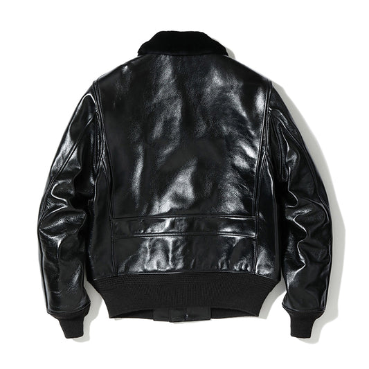 BUZZ RICKSON'S Lot No. BR80655 / WILLIAM GIBSON COLLECTION Type BLACK AN-J-3A HORSEHIDE MODEL