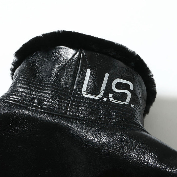 BUZZ RICKSON'S Lot No. BR80655 / WILLIAM GIBSON COLLECTION Type BLACK AN-J-3A HORSEHIDE MODEL