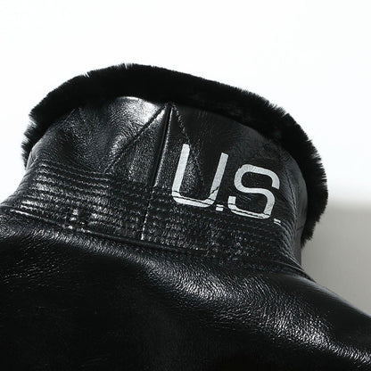BUZZ RICKSON'S Lot No. BR80655 / WILLIAM GIBSON COLLECTION Type BLACK AN-J-3A HORSEHIDE MODEL