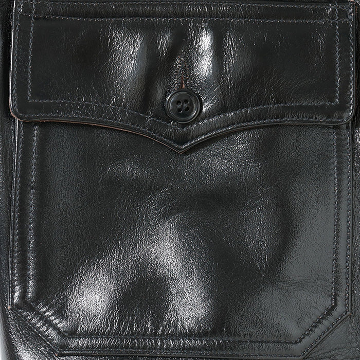 BUZZ RICKSON'S Lot No. BR80655 / WILLIAM GIBSON COLLECTION Type BLACK AN-J-3A HORSEHIDE MODEL