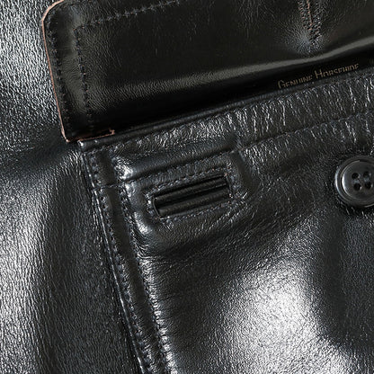 BUZZ RICKSON'S Lot No. BR80655 / WILLIAM GIBSON COLLECTION Type BLACK AN-J-3A HORSEHIDE MODEL