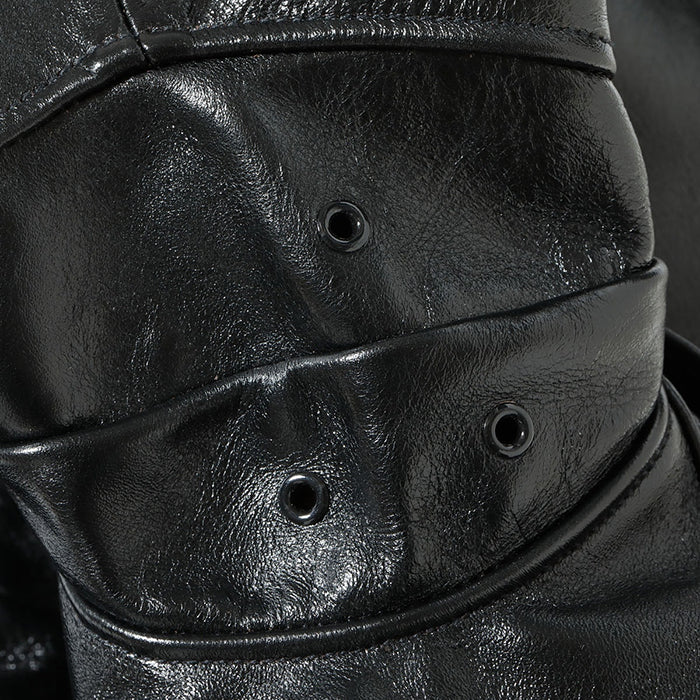 BUZZ RICKSON'S Lot No. BR80655 / WILLIAM GIBSON COLLECTION Type BLACK AN-J-3A HORSEHIDE MODEL