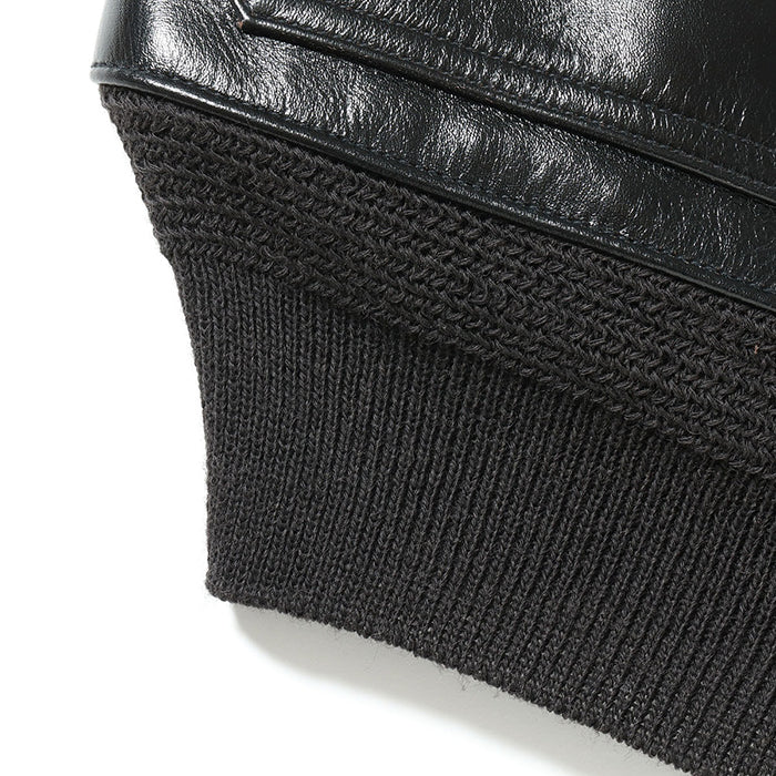 BUZZ RICKSON'S Lot No. BR80655 / WILLIAM GIBSON COLLECTION Type BLACK AN-J-3A HORSEHIDE MODEL