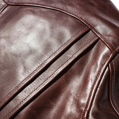 ファインクリークレザーアンドコー ACJK056 Almeida ブラック メンズ レザージャケット ホースハイド