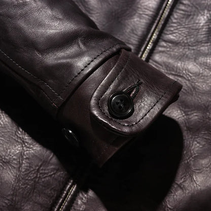 ファインクリークレザーアンドコー ACJK056 Almeida ブラック メンズ レザージャケット ホースハイド
