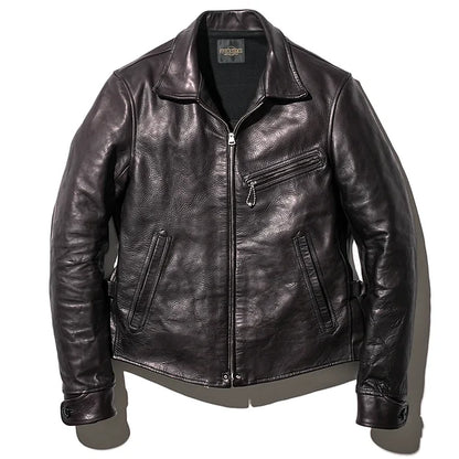 ファインクリークレザーアンドコー ACJK056 Almeida ブラック メンズ レザージャケット ホースハイド